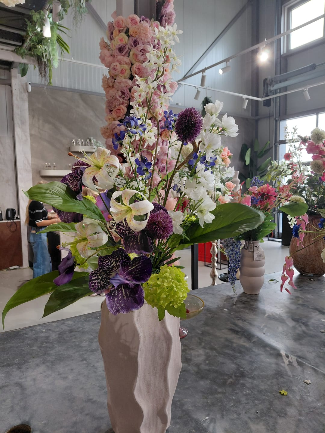 Customer photo review of Workshop - Bloemschikken - Moederdag uitje | Zijden Bloemen Workshop & High Tea