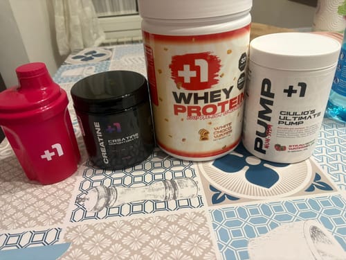 Customer photo review of +1© PREMIUM WHEY PROTEIN (1kg)
