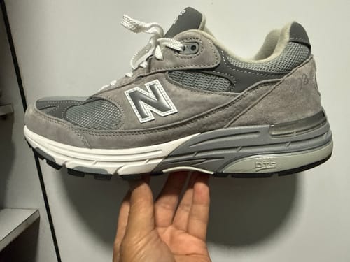Customer photo review of New Balance 993 Made In USA 'Grey'
