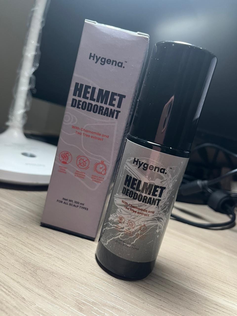 Customer photo review of Helmet Deodarant | 100 ml