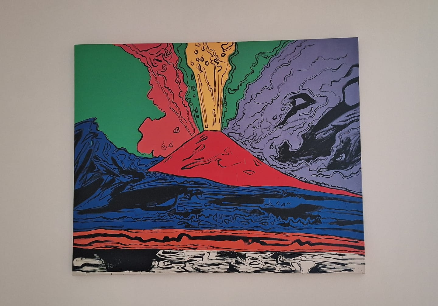 Customer photo review of Tela "Vesuvius" di Andy Warhol