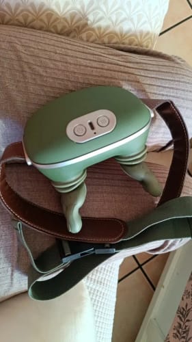 Customer photo review of ProRelief 4D Neck & Back Massager with Heat | Deep Tissue Shiatsu, Smart Pressure Adaptation, Cordless 70-Min Battery
