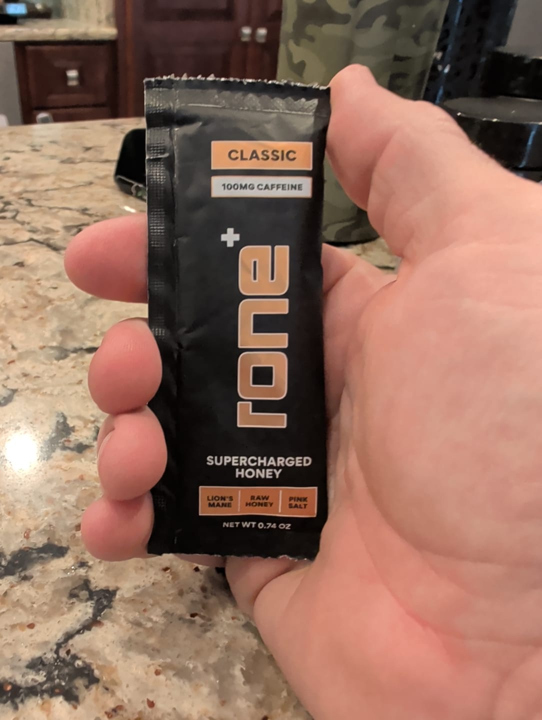 Customer photo review of 200mg Caffeine - Classic - SuperCharged Honey (20-Pack)