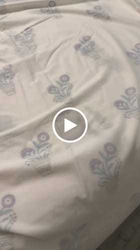 Customer video review of Blooming Vase Muslin Dohar