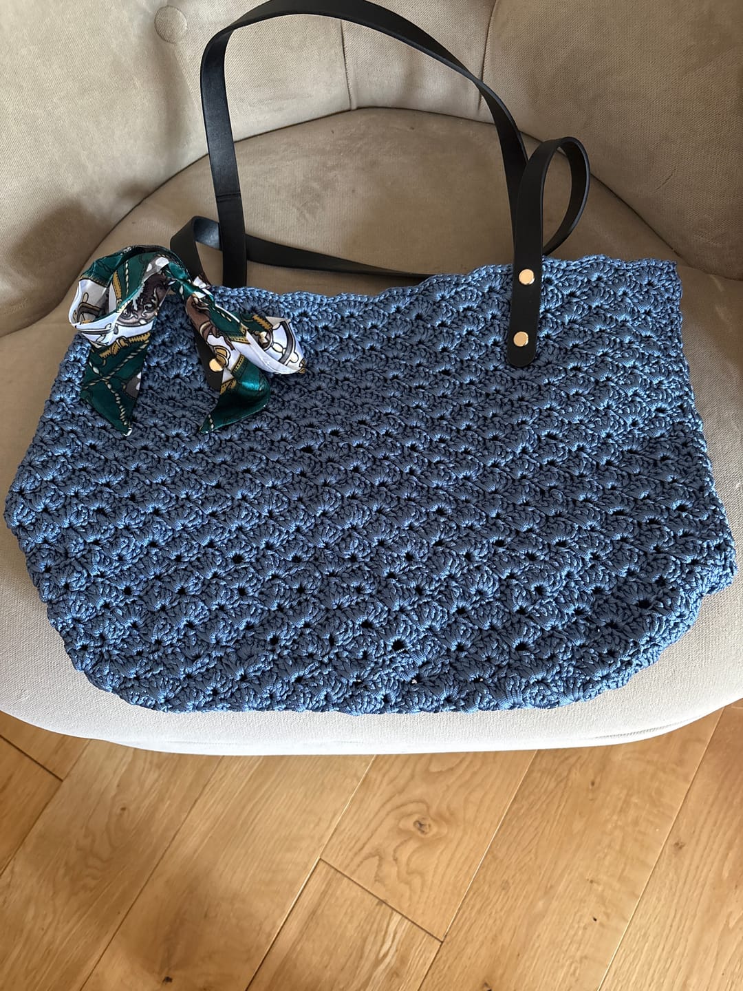 Customer photo review of Aveline crochet Shoulder Bag Kit