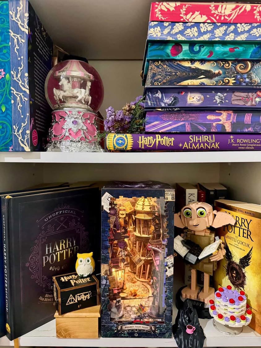 Customer photo review of Wizard's Night Alley Book Nook Kiti | 198 Parça DIY Dekor