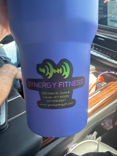 Customer photo review of 100 2.5" Custom Holographic Stickers