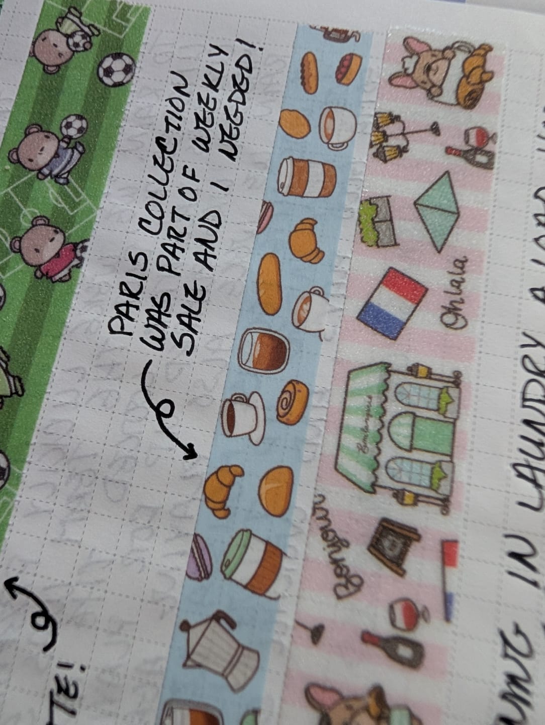 Customer photo review of Paris Washi Tape (Set of 2)