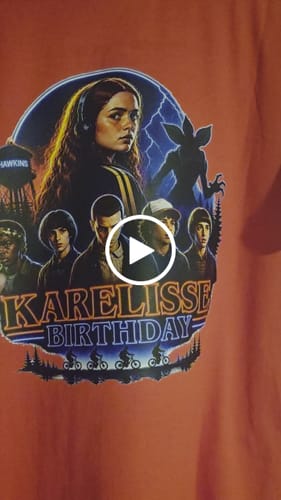 Customer video review of DTF Transfers By Size