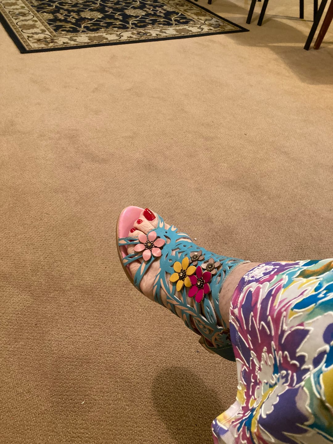 Customer photo review of Blooming Vine Romantic Cutout Sandals