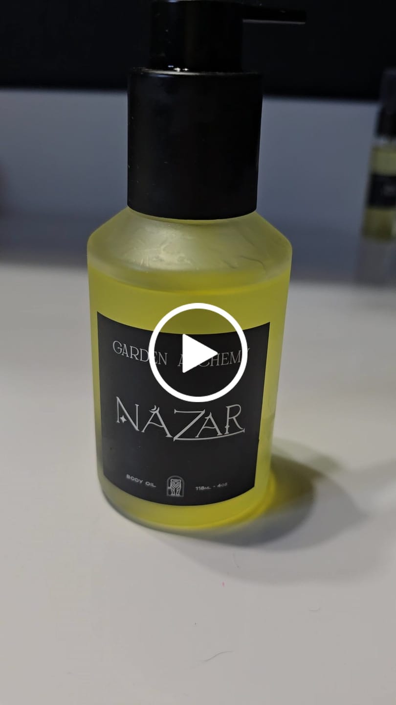 Customer video review of NAZAR BODY OIL