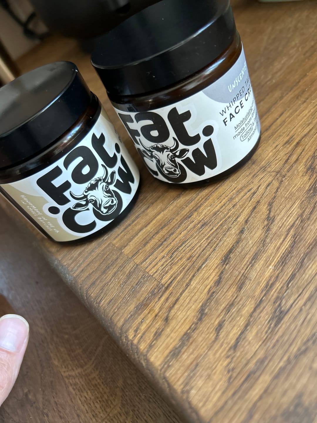 Customer photo review of Nose to Tail Duo | Body & Face Grass-Fed Tallow