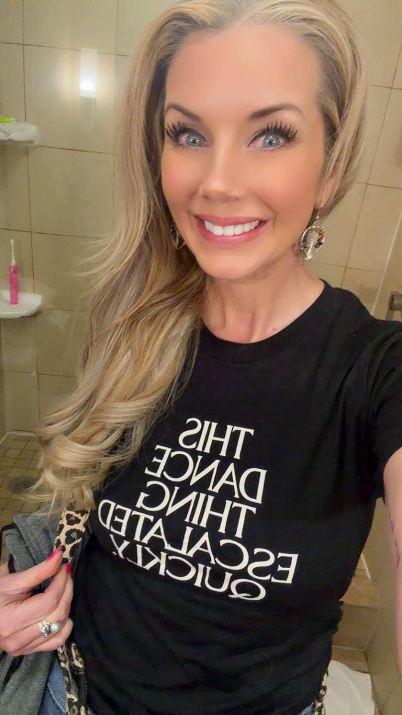 Customer photo review of Bun So Tight T-Shirt