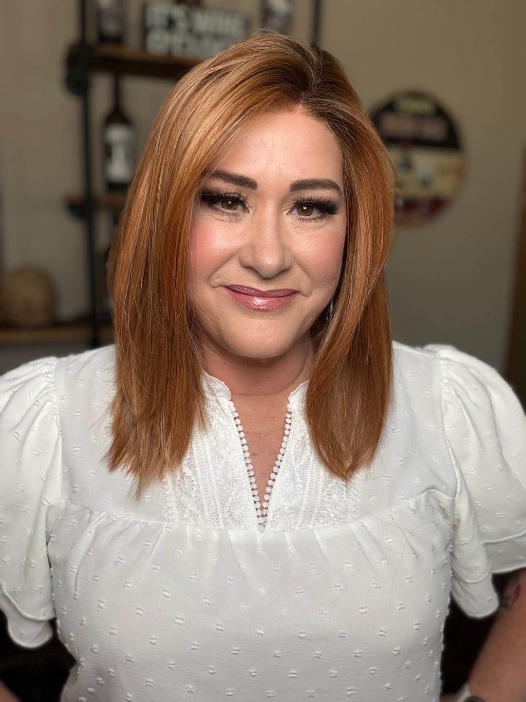 Customer photo review of SHEER PERFECTION - Glazed Apricot