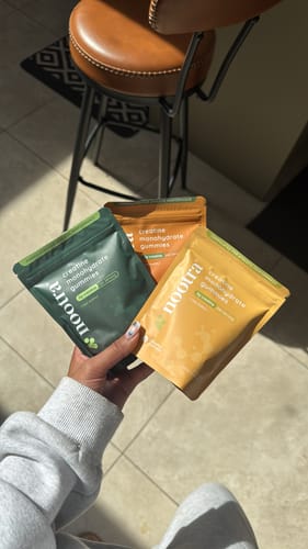 Customer photo review of Creatine Gummies Pineapple 7 day trial