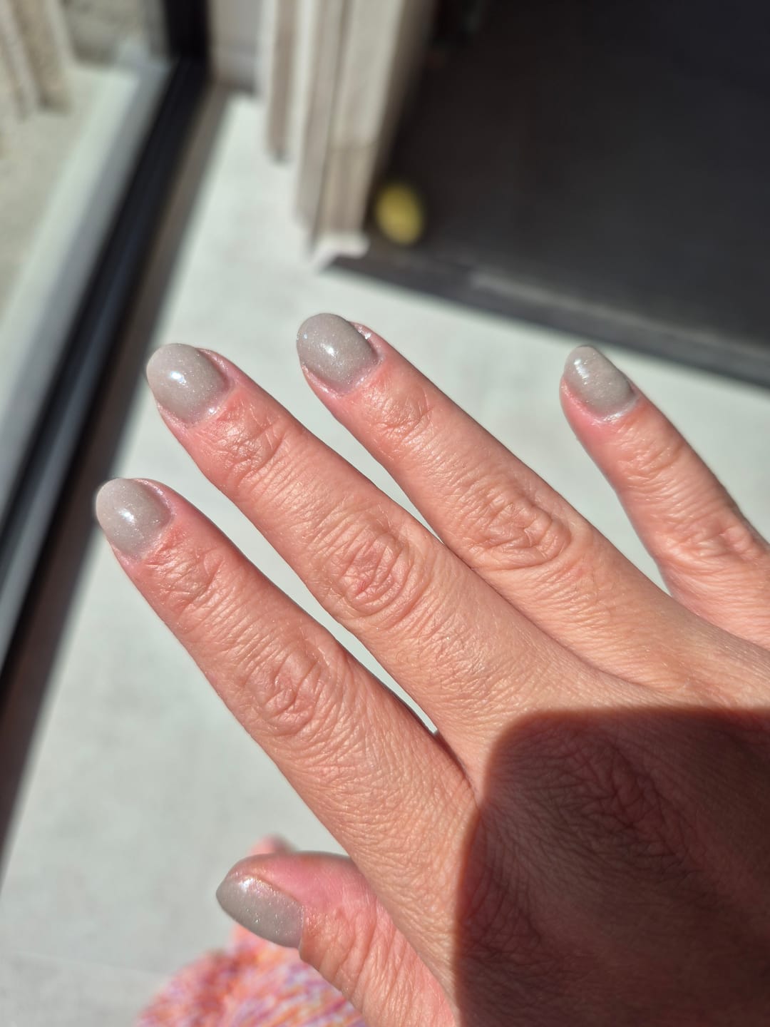 Customer photo review of Autumn Tea Gold Dipping Powder