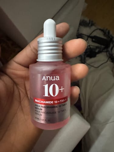 Customer photo review of Anua Niacinamide 10% + TXA 4% Serum 30ml