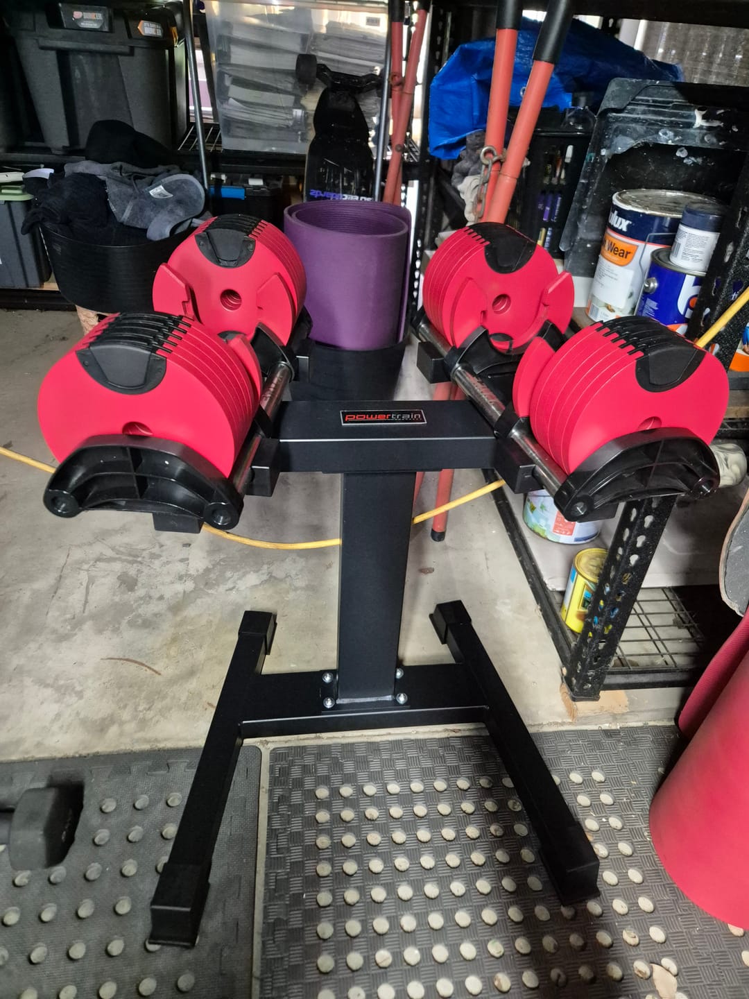 Customer photo review of BRIXX Adjustable Dumbbells 32kg - 2.0
