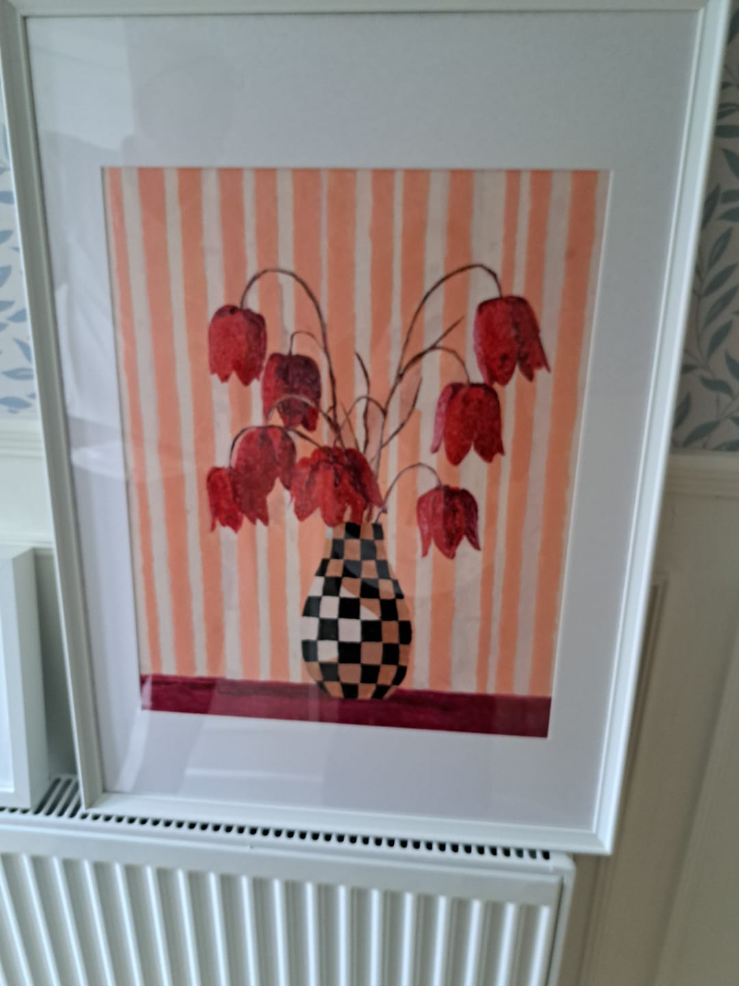 Customer photo review of Minimalist flowers | Paint by Number