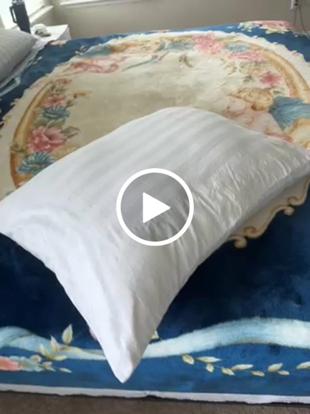 Customer video review of Waterproof & Stain-Resistant Hotel Pillow