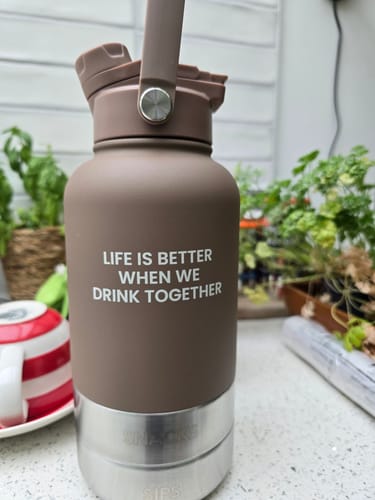 Customer photo review of The Bowl Bottle 2.0 | 3-in-1 Travel Bottle