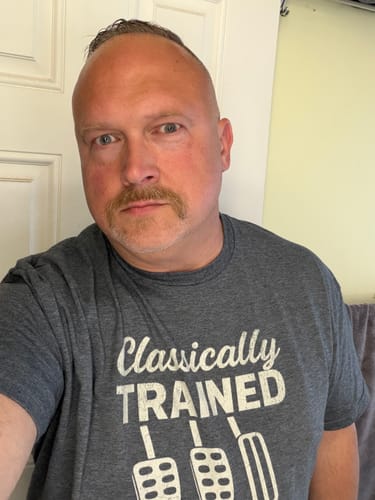 Customer photo review of Classically Trained T-Shirt