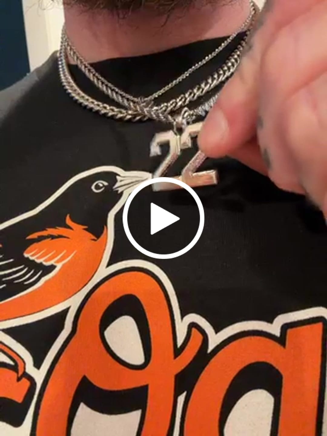 Customer video review of Signature Jersey Number Pendant in Silver