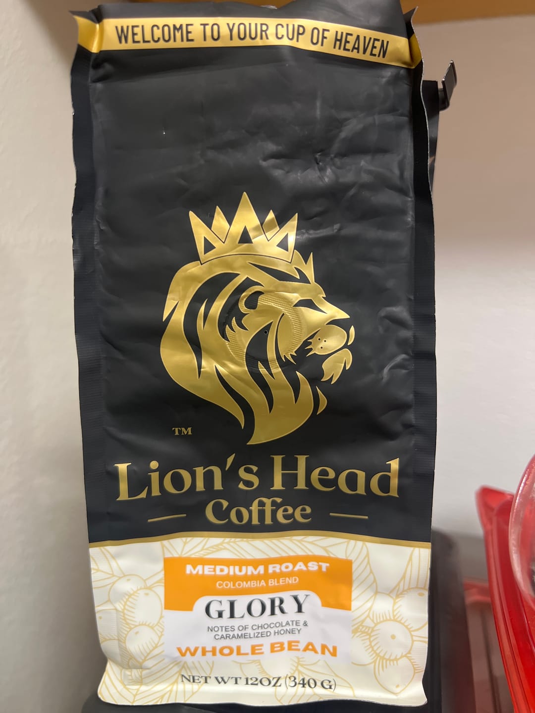 Customer photo review of Glory - Chocolate & Caramelized Honey - Medium Roast