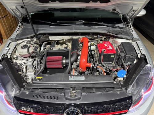 Customer photo review of Air Intake Induction Kit For Audi A3 Q3 VW Golf GTI MK7 EA211 1.4 1.2