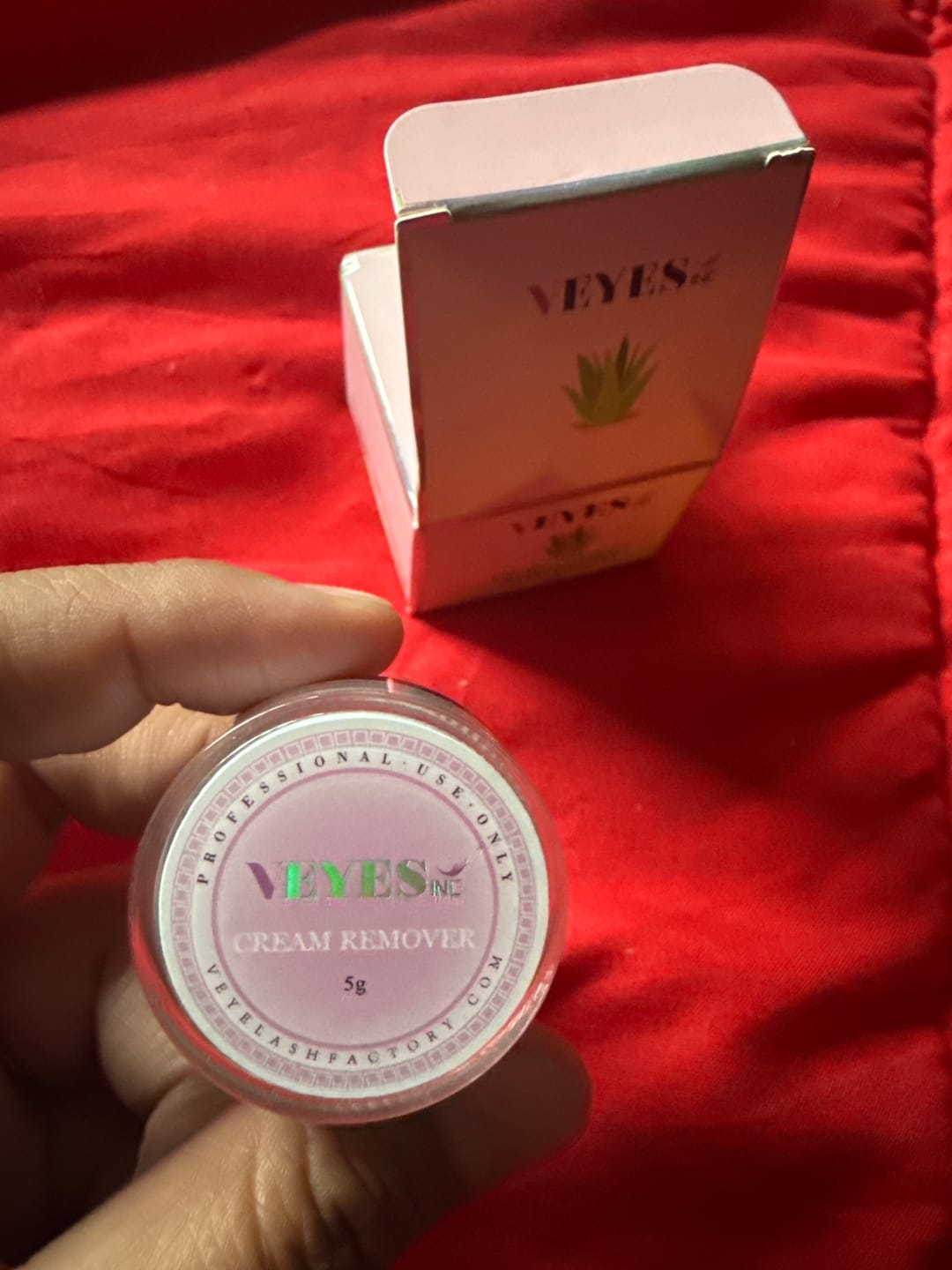 Customer photo review of Lash Remover | Aloe