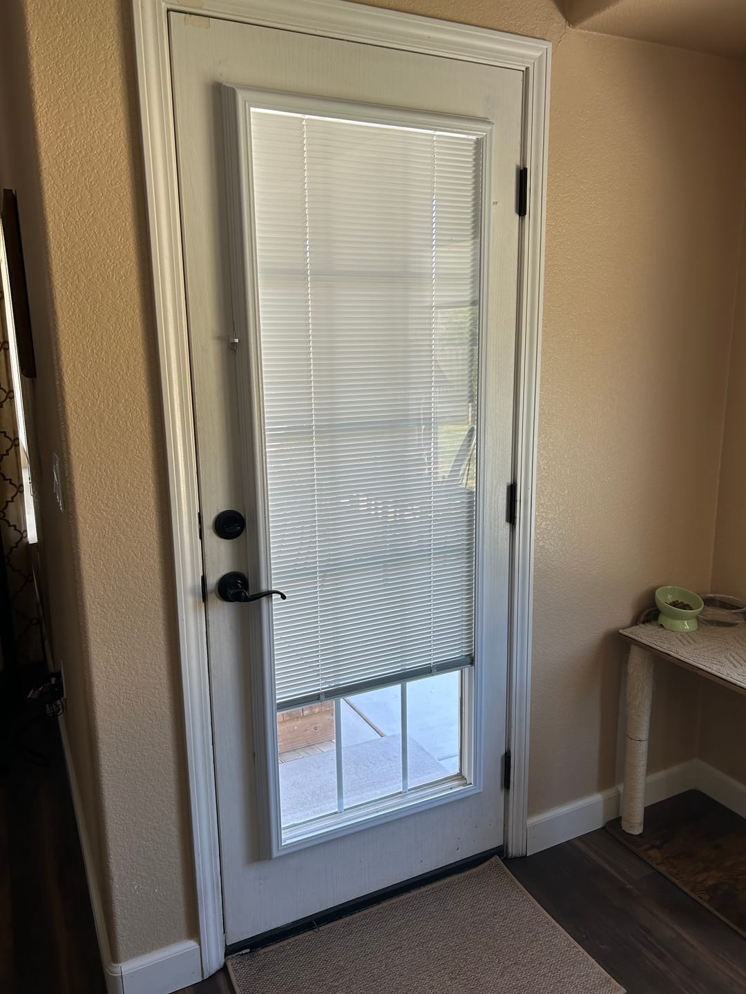 Customer photo review of ODL Add On Blinds for Raised Frame Doors - 24" x 66"