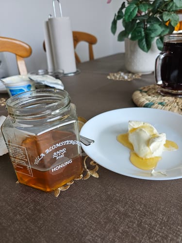 Customer photo review of Flytande honung 2 kg (4×500 g) – Svensk RAW honung