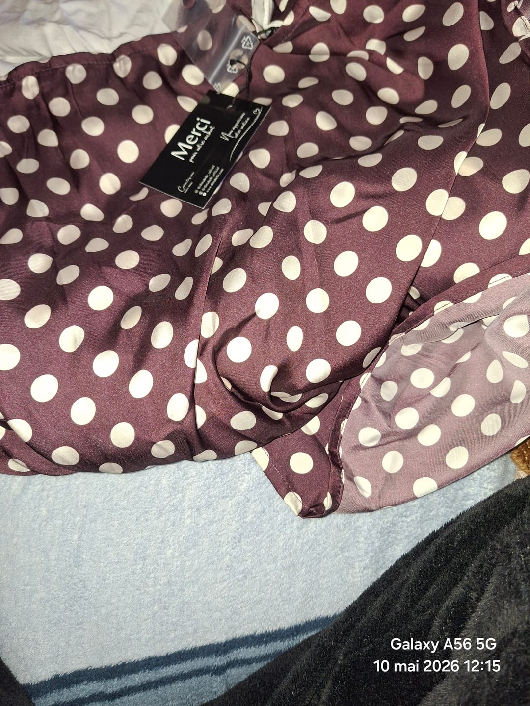 Customer photo review of Robe Denim Élégance