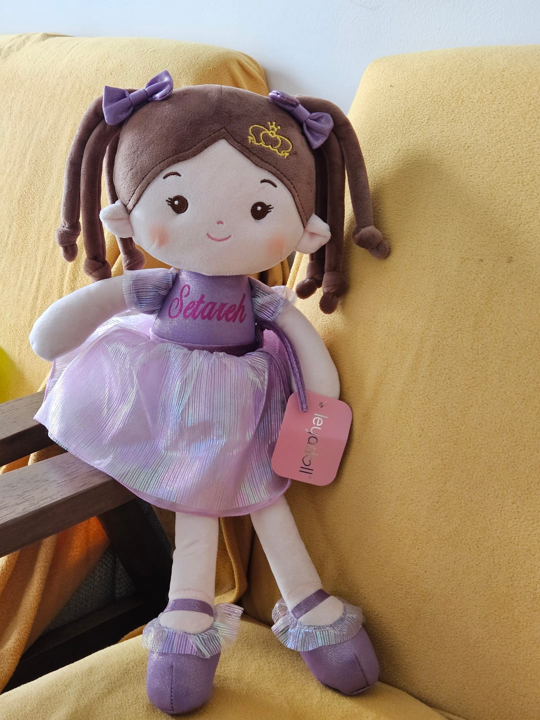Customer photo review of Personalized Princess Coral - Violet