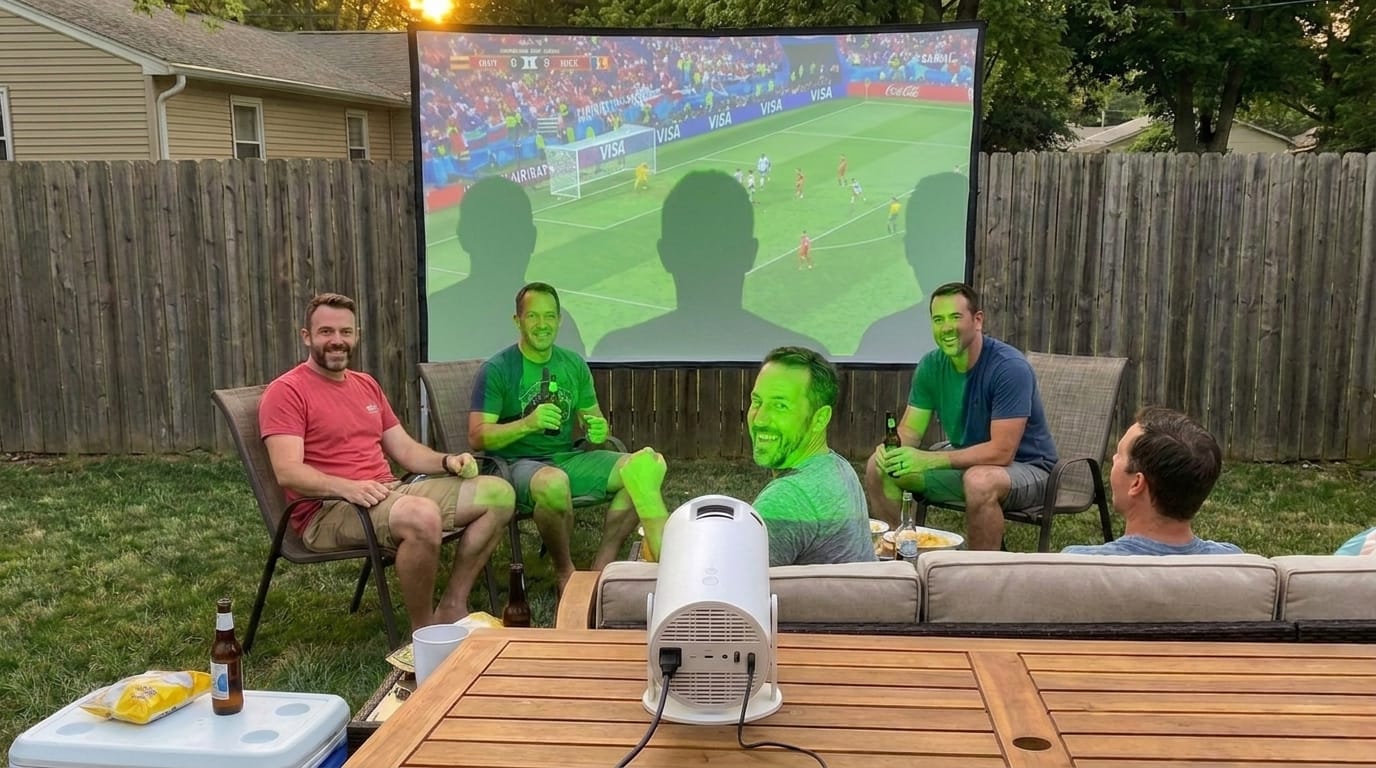 Customer photo review of CineMaster Pro® - 4K Smart Projector