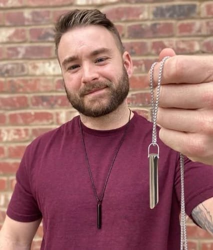 Customer photo review of Valkyra Breathing Necklace