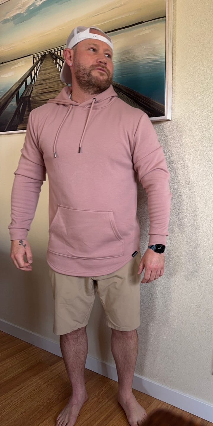 Customer photo review of 021 ESSENTIAL DROP-CUT HOODIE