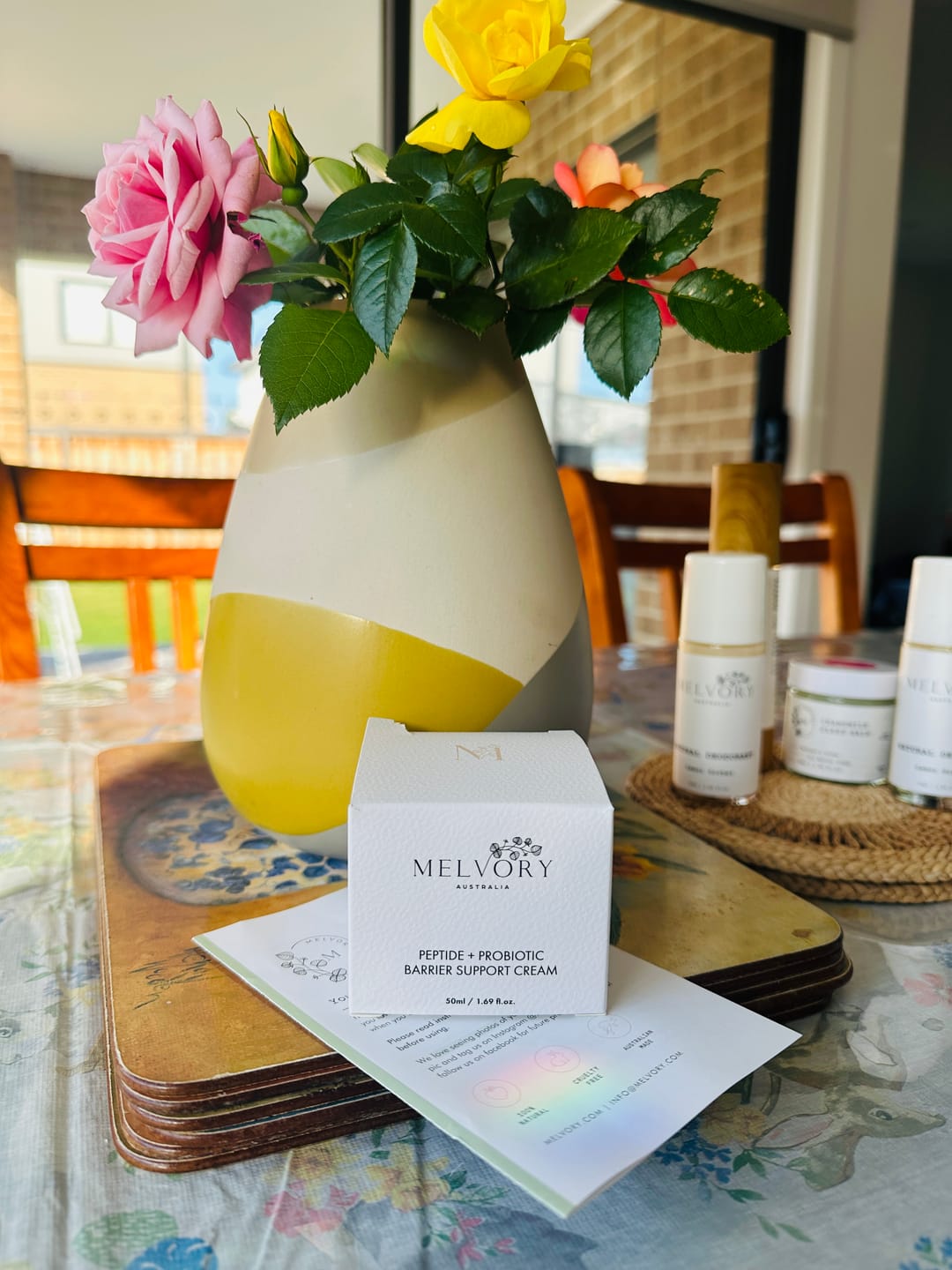 Customer photo review of Peptide + Probiotic Barrier Support Cream