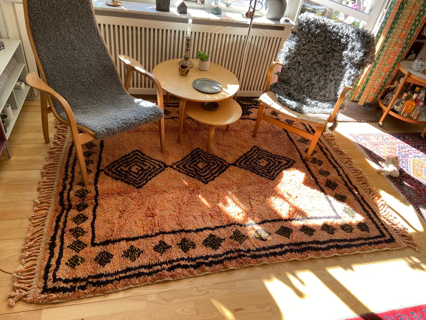 Customer photo review of Warda - Luxurious Beni Mrirt Moroccan Rug | Ultra Soft High-Pile Wool Carpet | Handmade Berber Rug | Custom-Rug (Made to Order)