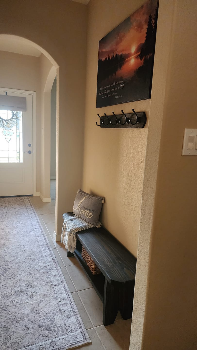 Customer photo review of Psalm 121:1-2 My Help Cometh From The Lord Wall Art Canvas