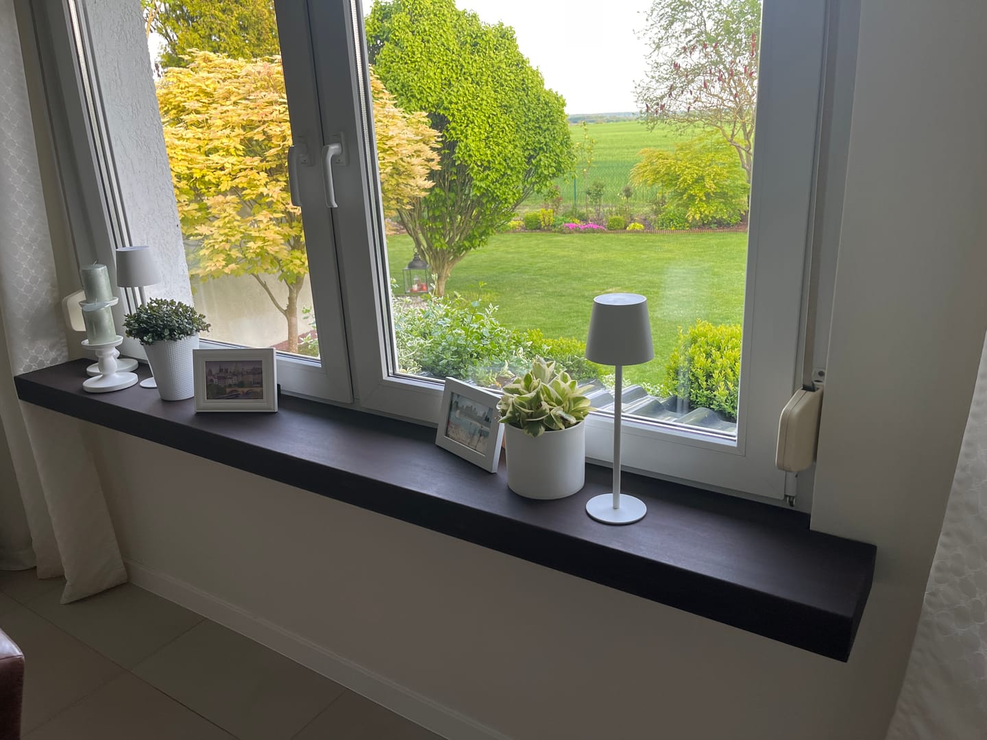 Customer photo review of Aufsatzfensterbank Braun