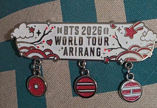 Customer photo review of BTS 2026 Arirang Tour Pin