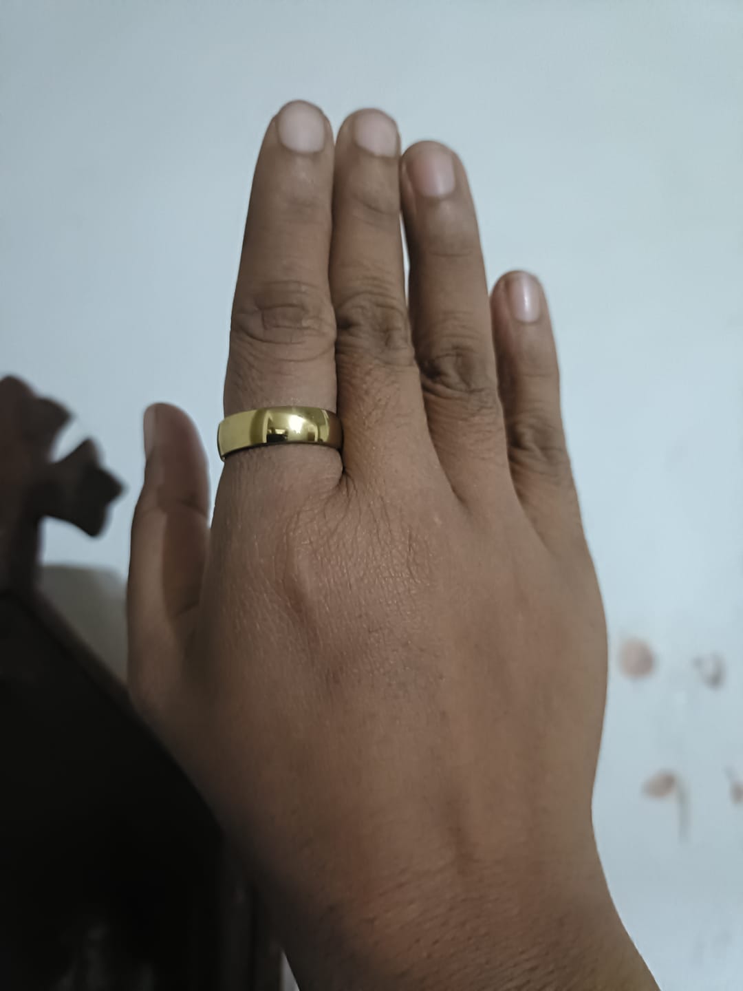 Customer photo review of Bold Gleam Classic Dome Ring