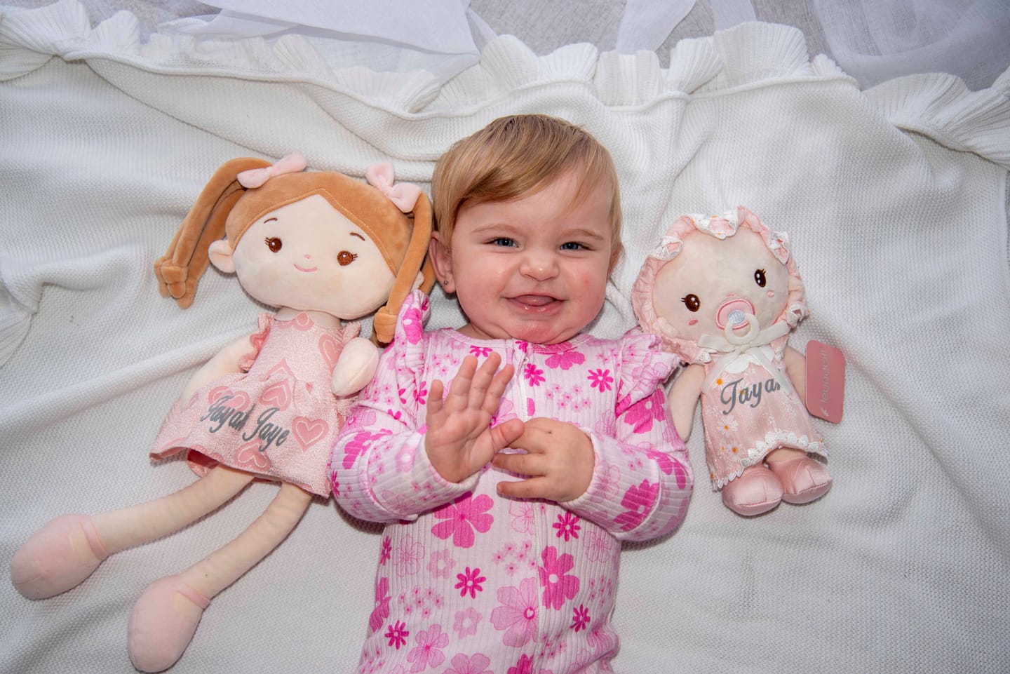 Customer photo review of Personalized Daisy Baby Girl