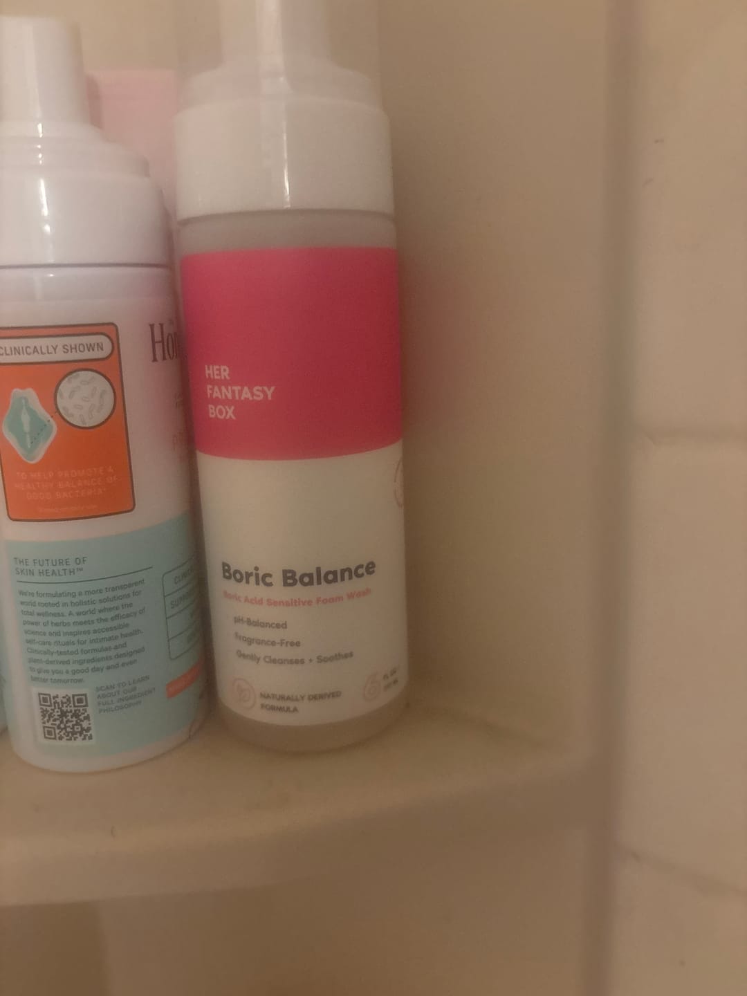 Customer photo review of The Fresh & Clean Kit - Boric Acid Vaginal Wash & Suppository Duo