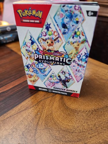 Customer photo review of Pokémon - Trading Card Game: Scarlet & Violet - Prismatic Evolutions Booster Bundle