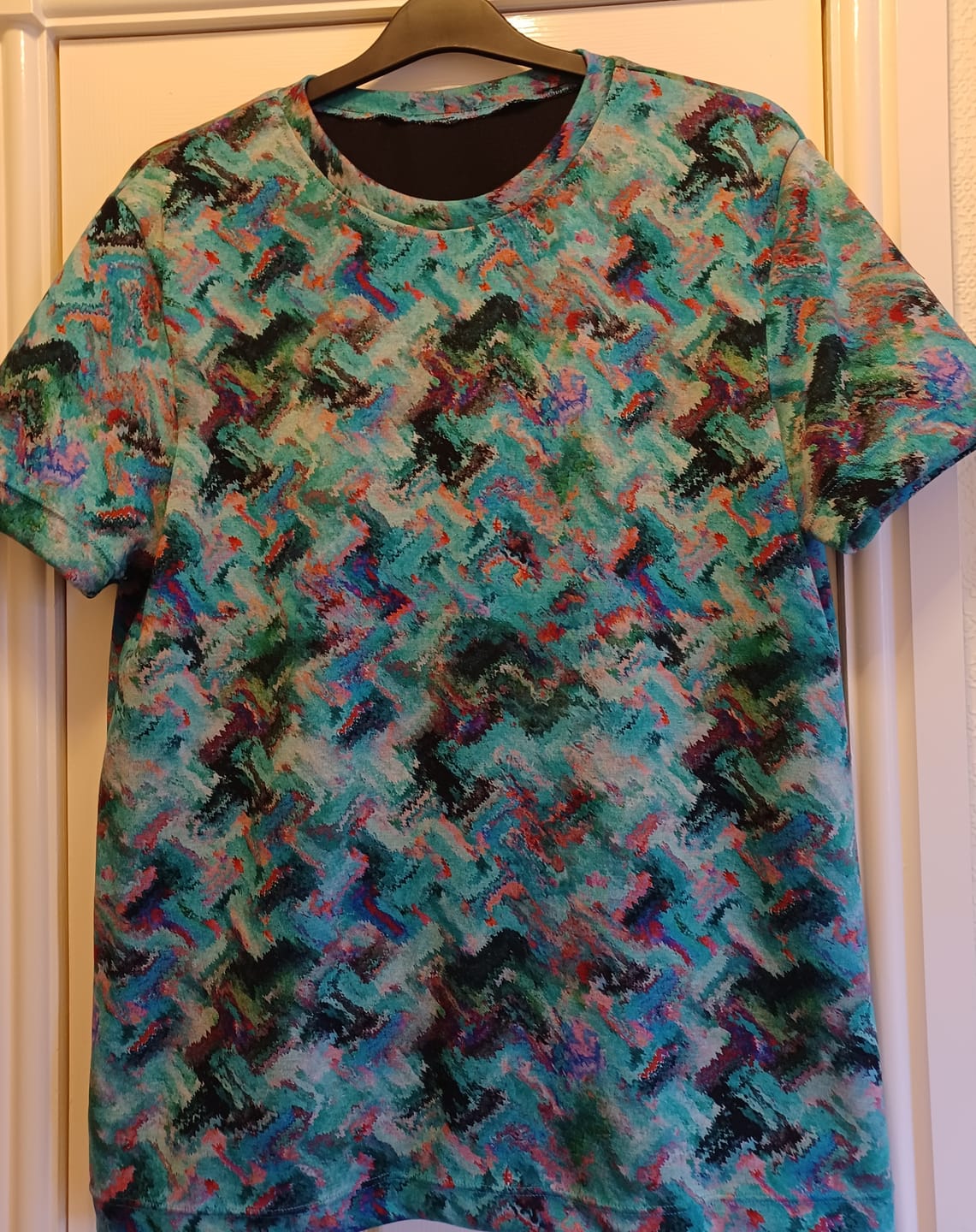 Customer photo review of Pixel Storm Digital Modal-Touch Jersey Fabric