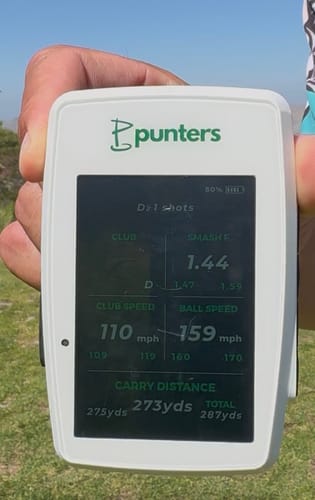 Customer photo review of Punters Launch Monitor