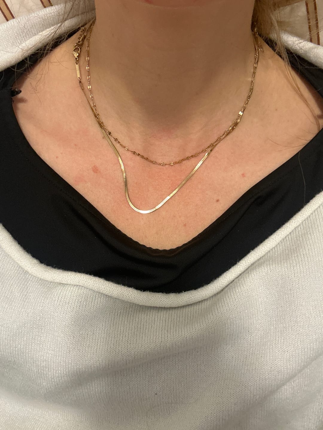 Customer photo review of Fine Essentials Necklace