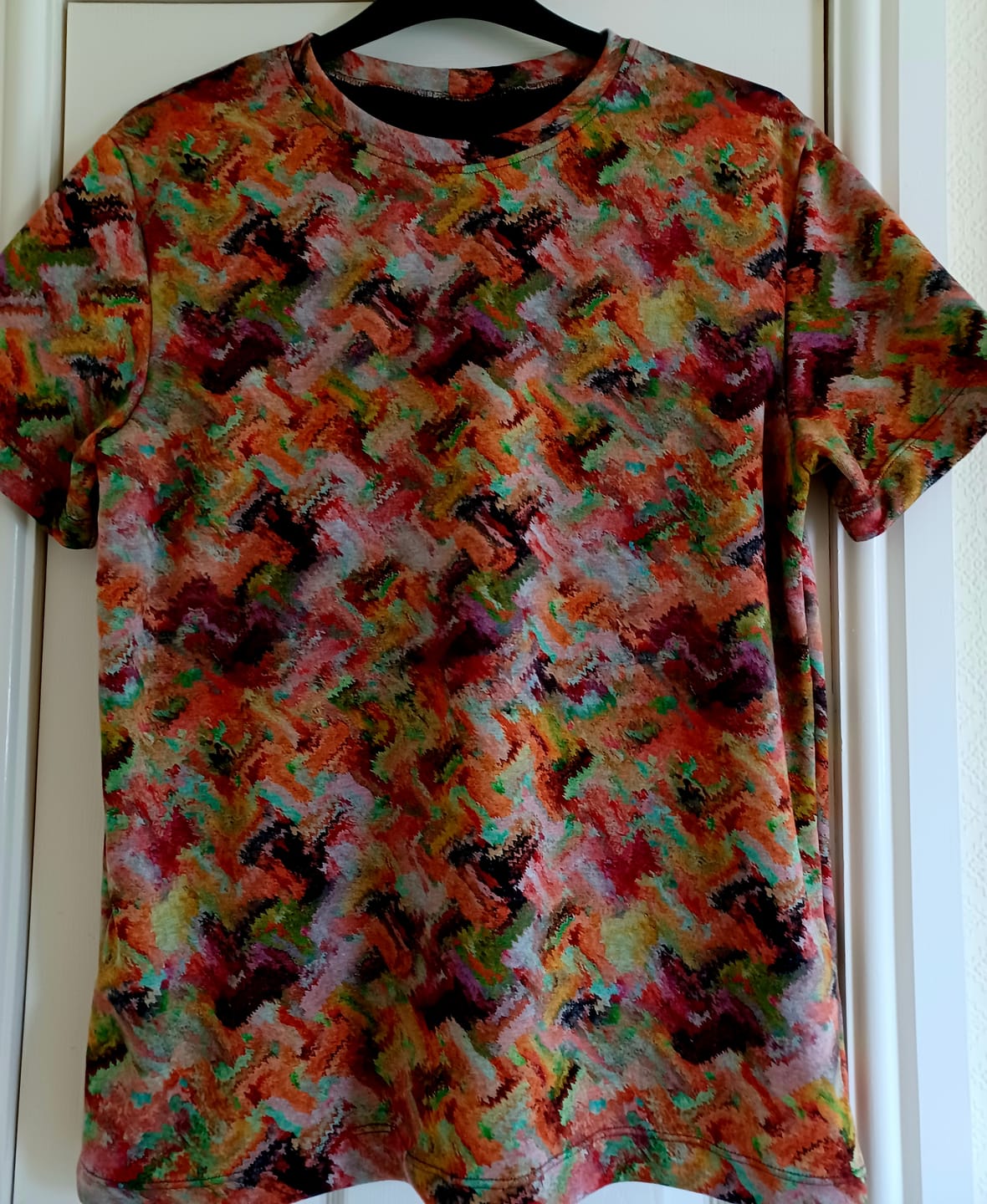 Customer photo review of Pixel Storm Digital Modal-Touch Jersey Fabric